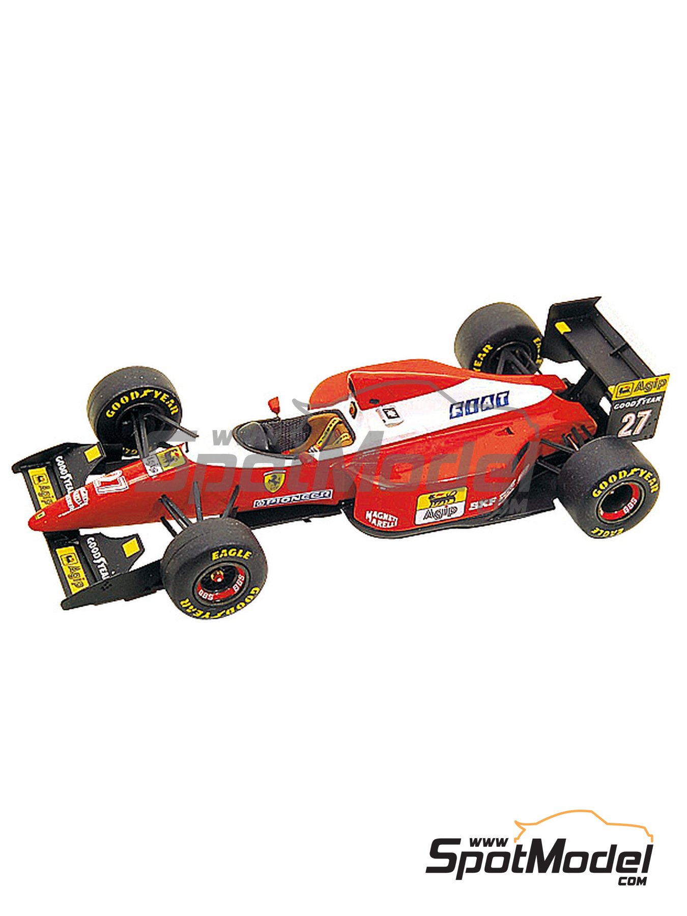 Ferrari F93A Scuderia Ferrari Team sponsored by Marlboro - Brazilian  Formula 1 Grand Prix 1993. Car scale model kit in 1/43 scale manufactured  by Tame